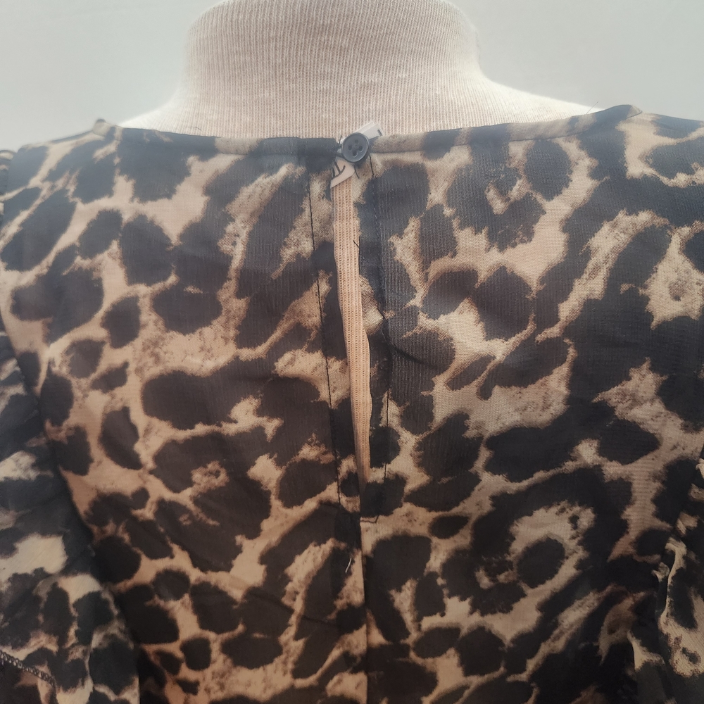 Truth Leopard Print Ruffle Top - Picture 5 of 8